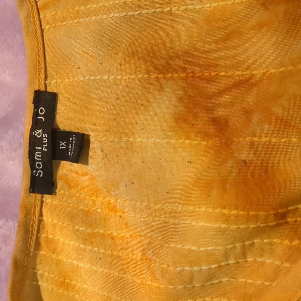 Sami & Jo Yellow Embellished Blouse - Picture 4 of 4